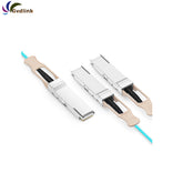 20m MFS1S50-V020E MFS1S50-H020E MFS1S50-H020V Mellanox Compatible 200G QSFP56 to 2 x 100G QSFP56 Ethernet Active Optical Breakout Cable