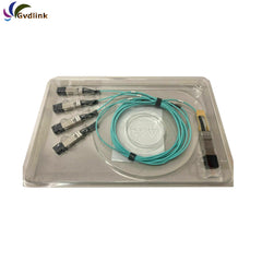 3m 5m MFA7A50-C003 MFA7A50-C005 Mellanox Compatible 100G QSFP28 to 4 x 25G SFP28 Ethernet Active Optical Breakout Cable