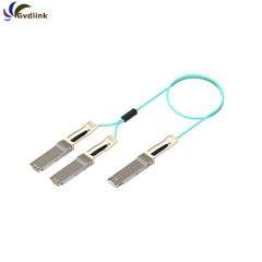 30m MFS1S50-V030E MFS1S50-H030E MFS1S50-H030V Mellanox Compatible 200G QSFP56 to 2 x 100G QSFP56 Ethernet Active Optical Breakout Cable
