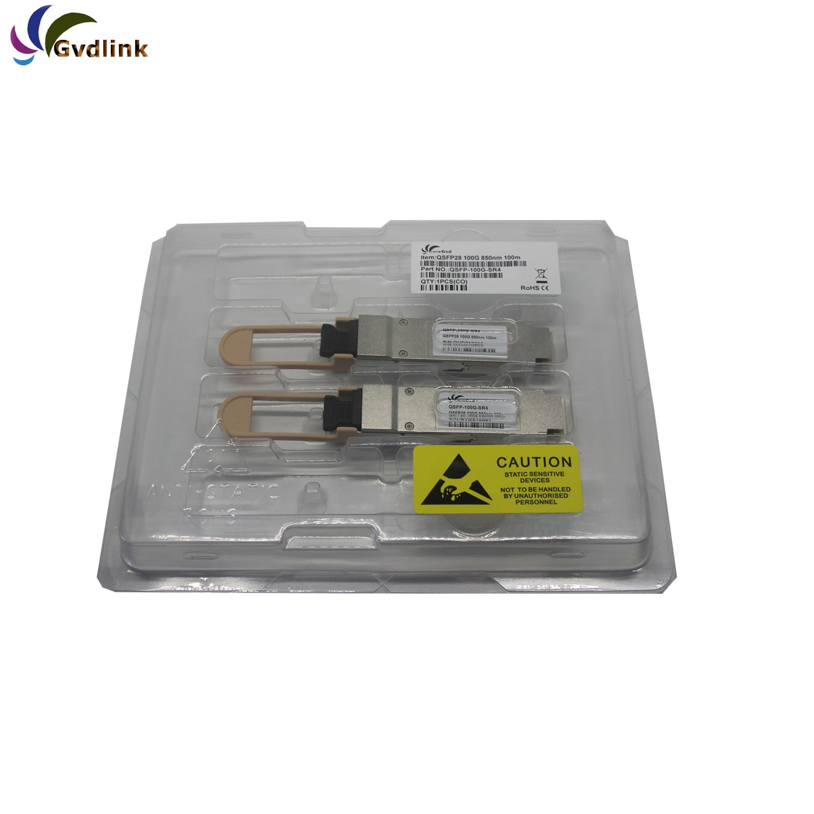 QSFP-100G-SR4-S CISCO Compatible 100GBASE-SR4 QSFP28 850nm 100m DOM MPO-12/UPC MMF Optical Transceiver Module