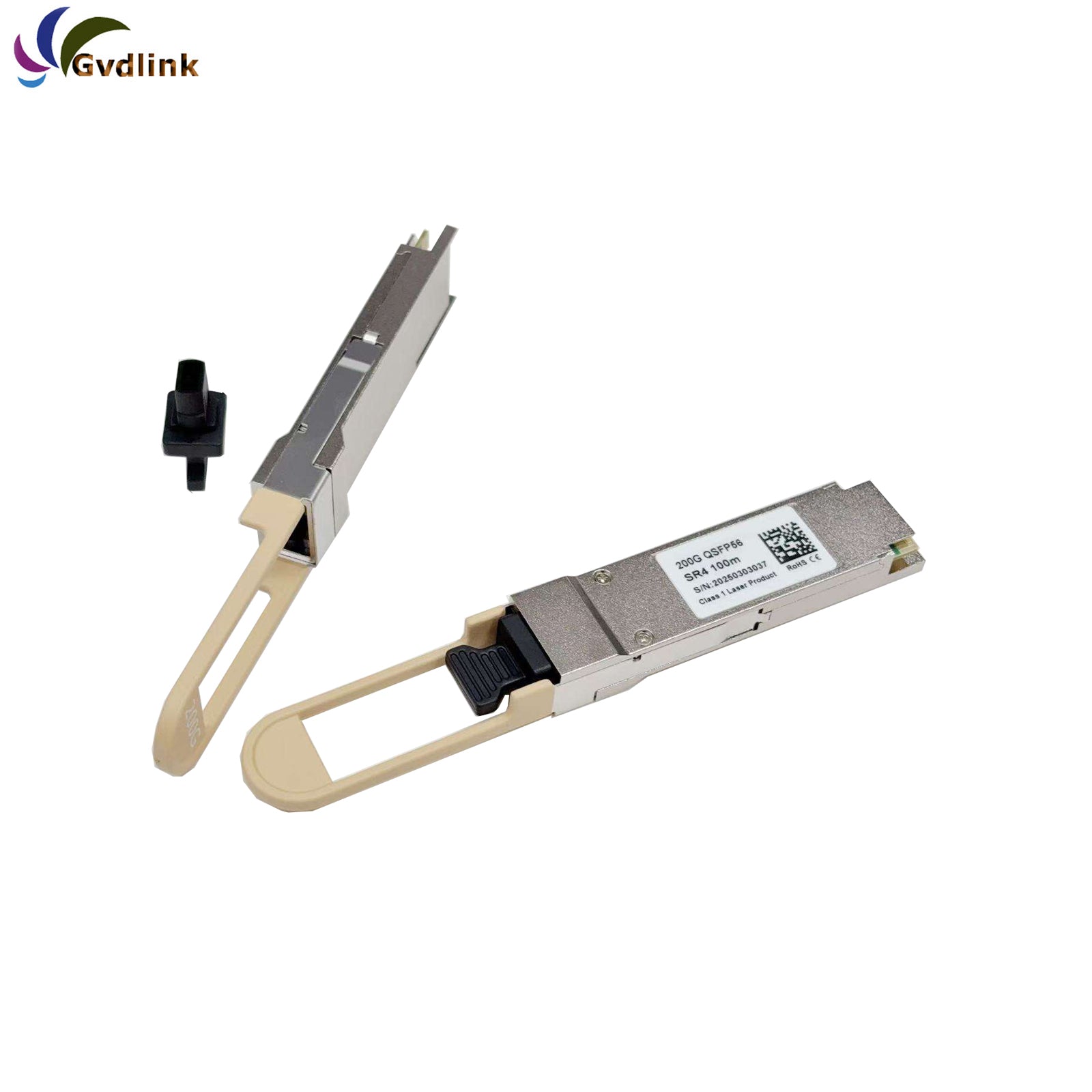MMA1T00-VS Compatible Mellanox 200GBASE-SR4 QSFP56 850nm 100m DOM MPO-12/UPC MMF Ethernet Optical Transceiver Module