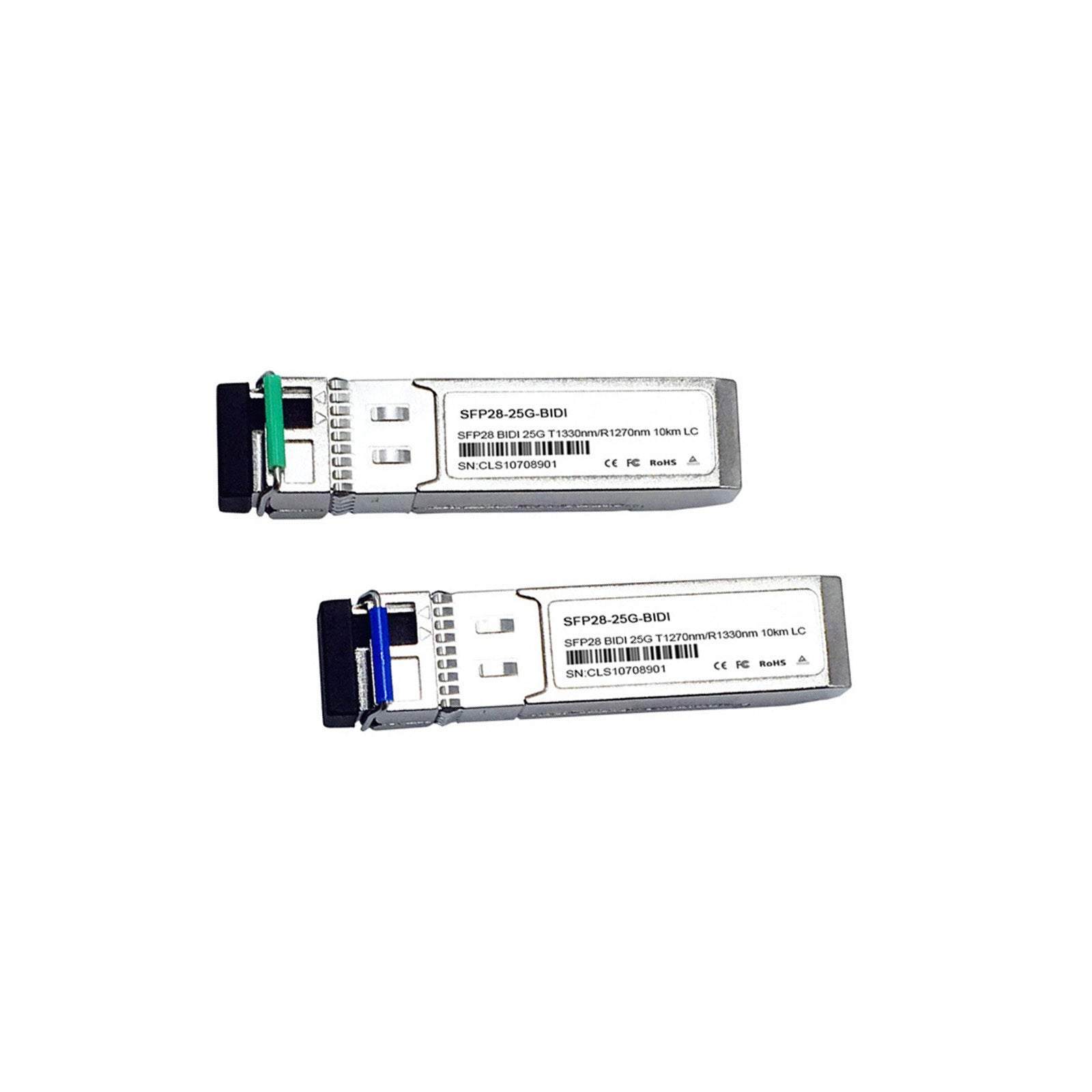 SFP-10/25G-BXU-I cisco Compatible 10/25GBASE-U SFP28 BiDi 1270nm-TX/1330nm-RX 10km Simplex LC SMF Transceiver Module