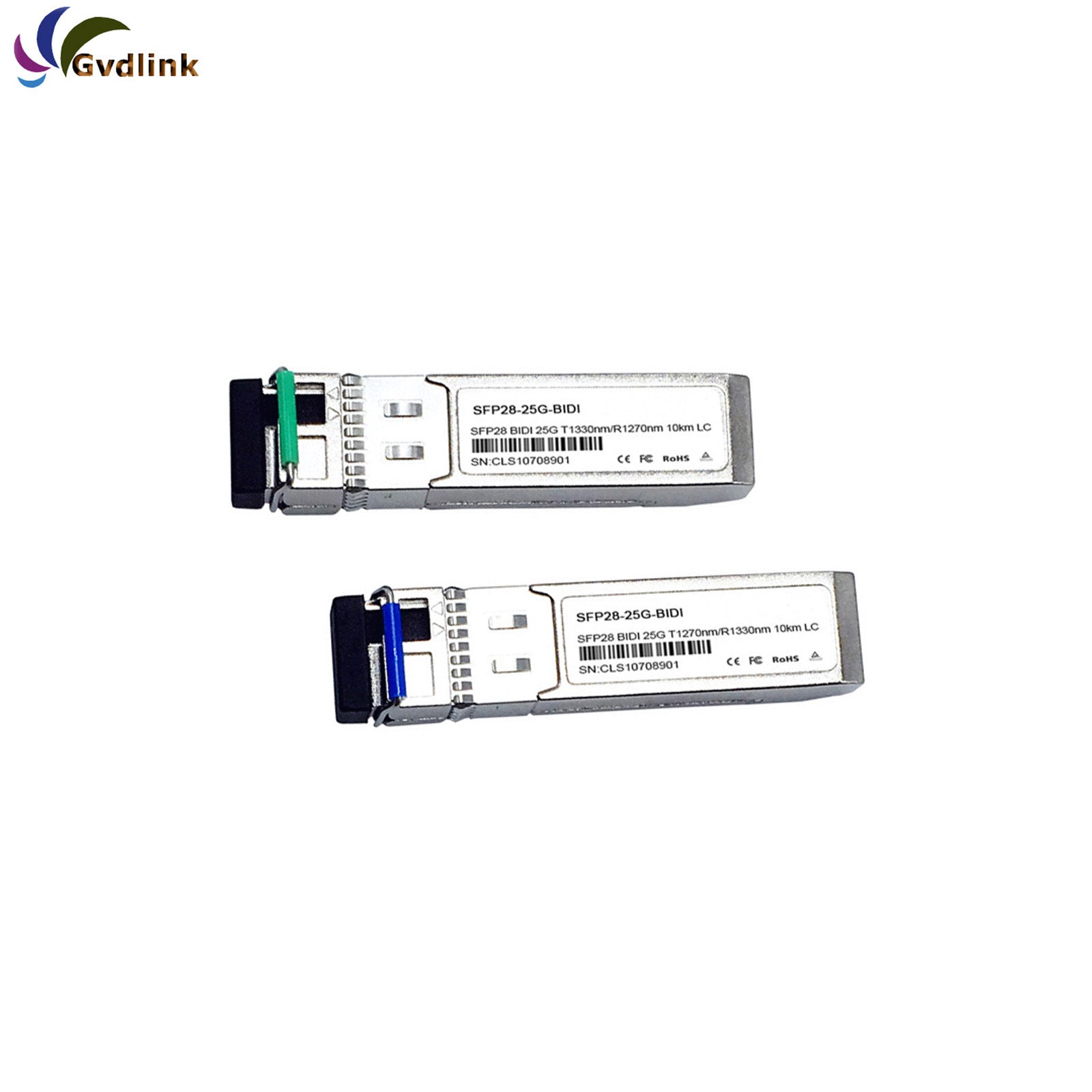 SFP-10/25G-BXU-I cisco Compatible 10/25GBASE-U SFP28 BiDi 1270nm-TX/1330nm-RX 10km Simplex LC SMF Transceiver Module