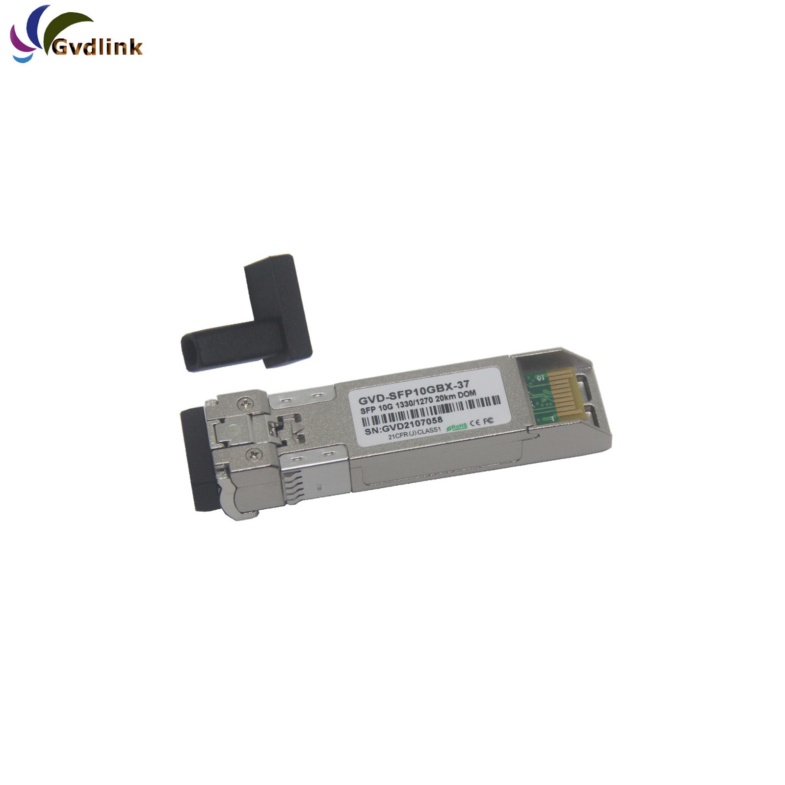 SFP-10G-BXD-I cisco Compatible 10GBASE-BX10-D BiDi SFP+ 1330nm-TX/1270nm-RX 10km DOM Simplex LC/UPC SMF Optical Transceiver Module