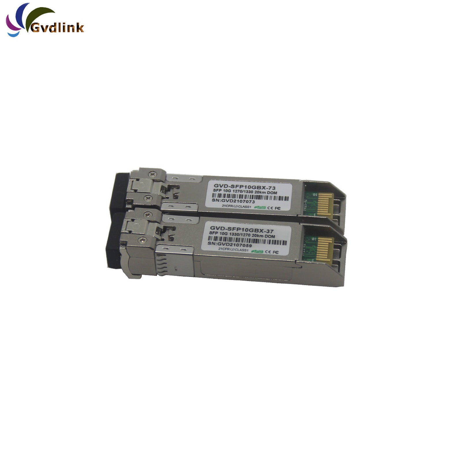 SFP-10G-BXU-I cisco Compatible 10GBASE-BX10-U BiDi SFP+ 1270nm-TX/1330nm-RX 10km DOM Simplex LC/UPC SMF Optical Transceiver Module
